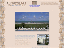 Tablet Screenshot of chateaubythesea.net